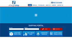 Desktop Screenshot of efreightship.com